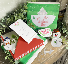 Load image into Gallery viewer, 8 Card Pack - Winter Fun Snowmen