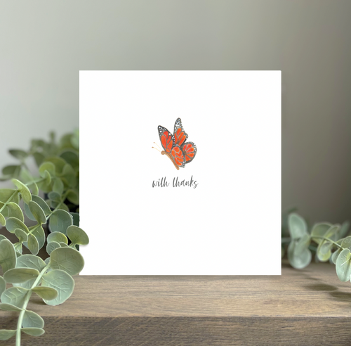 With Thanks Butterfly